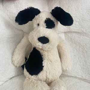 JellyCat Black & White Dog